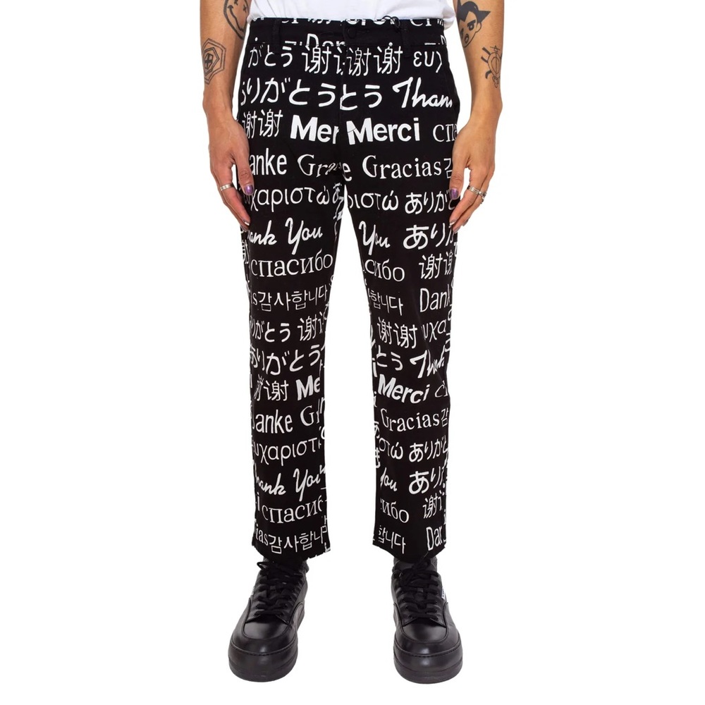 Chinatown Market Thank You Denim Pants
